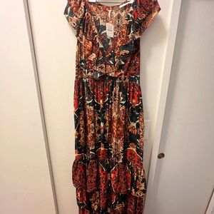 Free People Wear It Out Midi Dress NWT